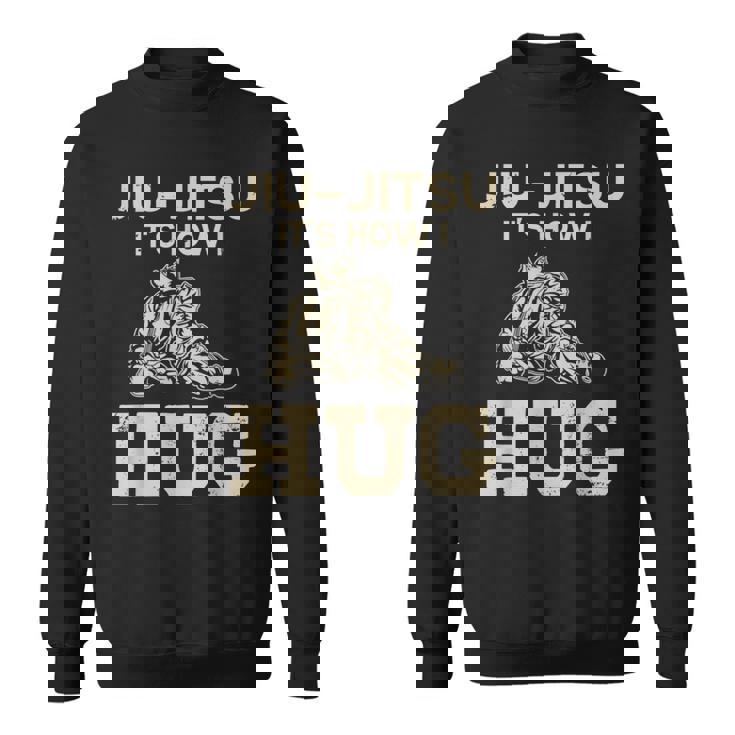 柔術ファイター Its How I Hug スウェットシャツ