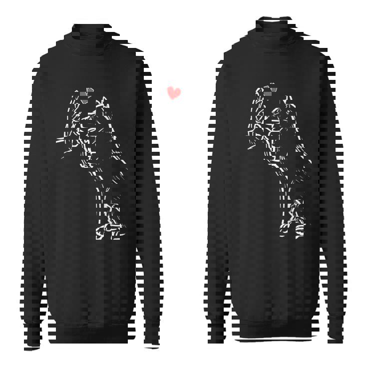 柴スウィート柴犬ラブ柴犬 スウェットシャツ