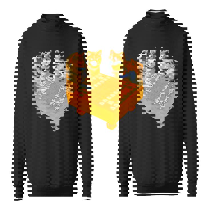 柴犬 将棋 イヌ 面白いtシャツ おもしろ 面白い 服 グッズ ネタ ウケ狙い メンズ 棋士 おもしろグッズ スウェットシャツ