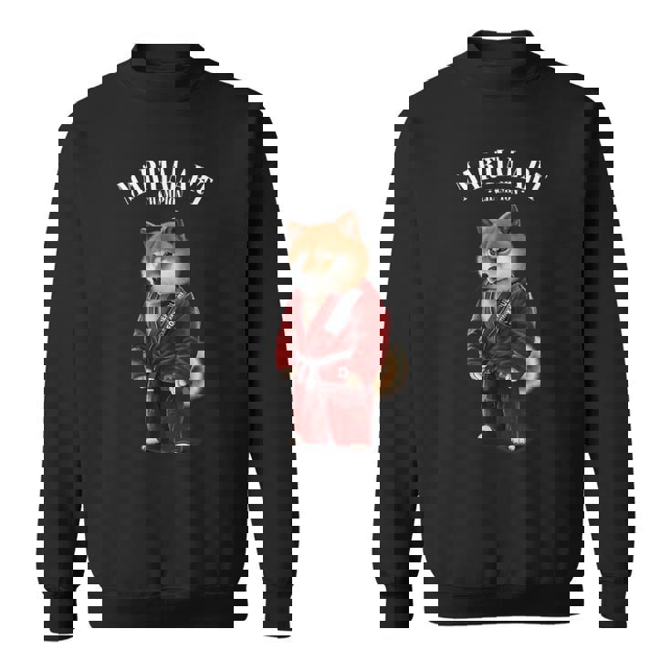 柴犬 柔道空手師 赤柔道師 スウェットシャツ