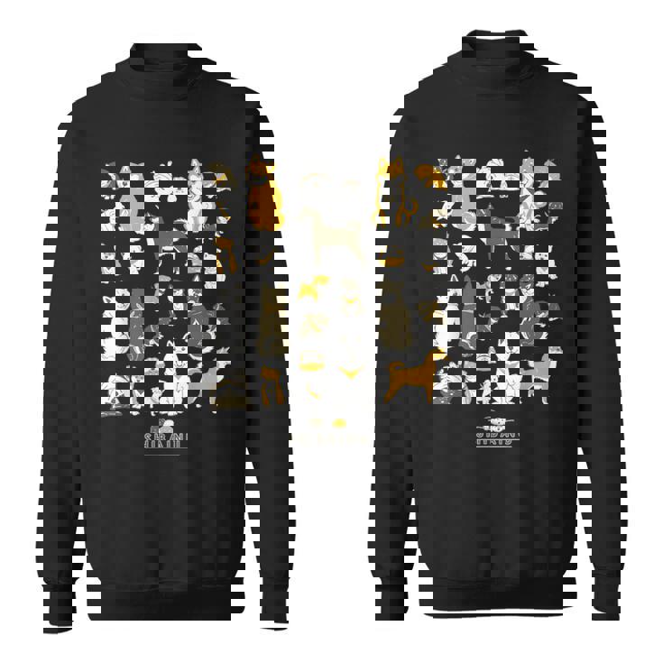 柴犬たくさん 大集合ver かわいい柴犬 柴犬 イラスト スウェットシャツ