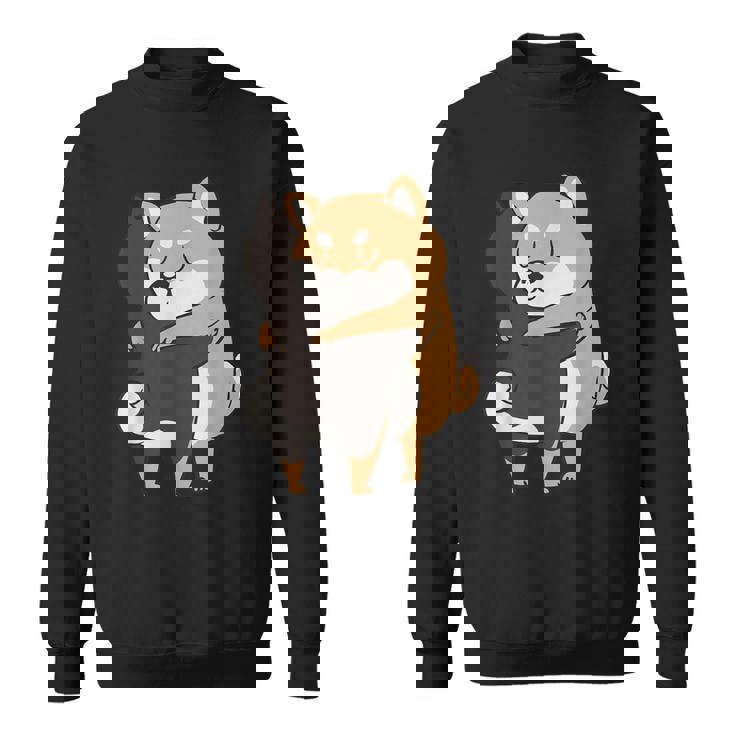 柴犬ハグ スウェットシャツ