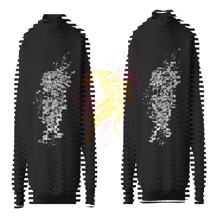 桜の虎 スウェットシャツ