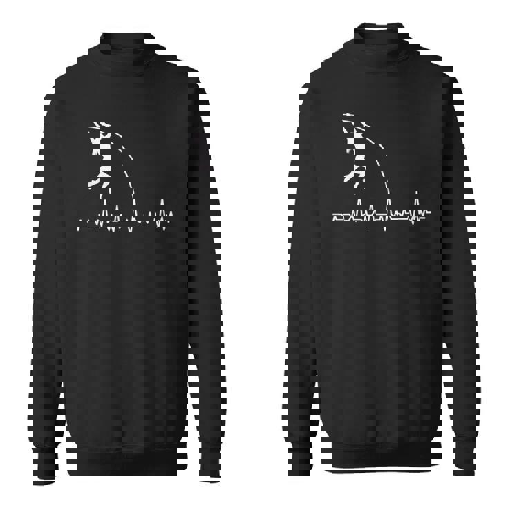 棒高跳び ハートビート スポーツ ガールズ スウェットシャツ