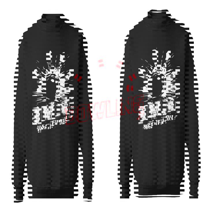 楽しいロールスボーリング パンヴィンテージボウリングボール スウェットシャツ