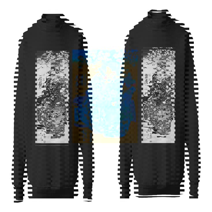 歌川国芳 ヴィンテージ 浮世絵優女 スウェットシャツ