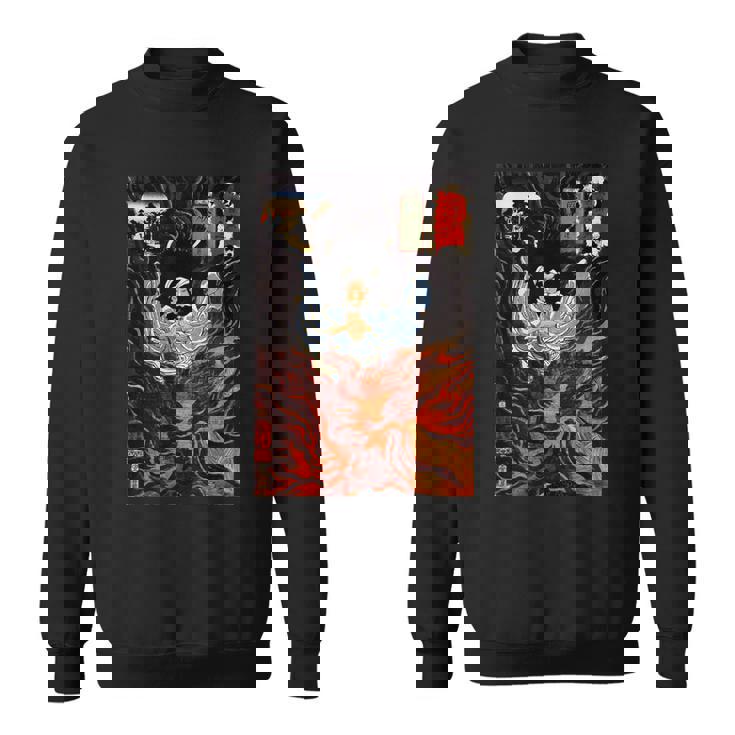 歌川国芳作 木曽街道六十九駅 スウェットシャツ