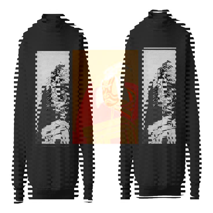 歌舞伎 役者 市川 團十郎 暫 しばらく勝川 春好江戸時代 役者絵 スウェットシャツ