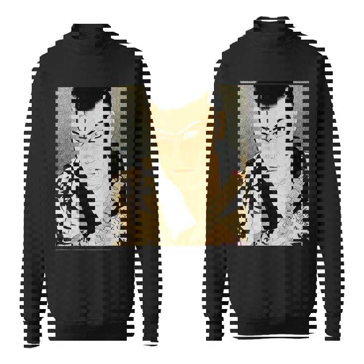 歌舞伎 演劇 俳優 サムライ 俊泉 日本のビンテージアート スウェットシャツ