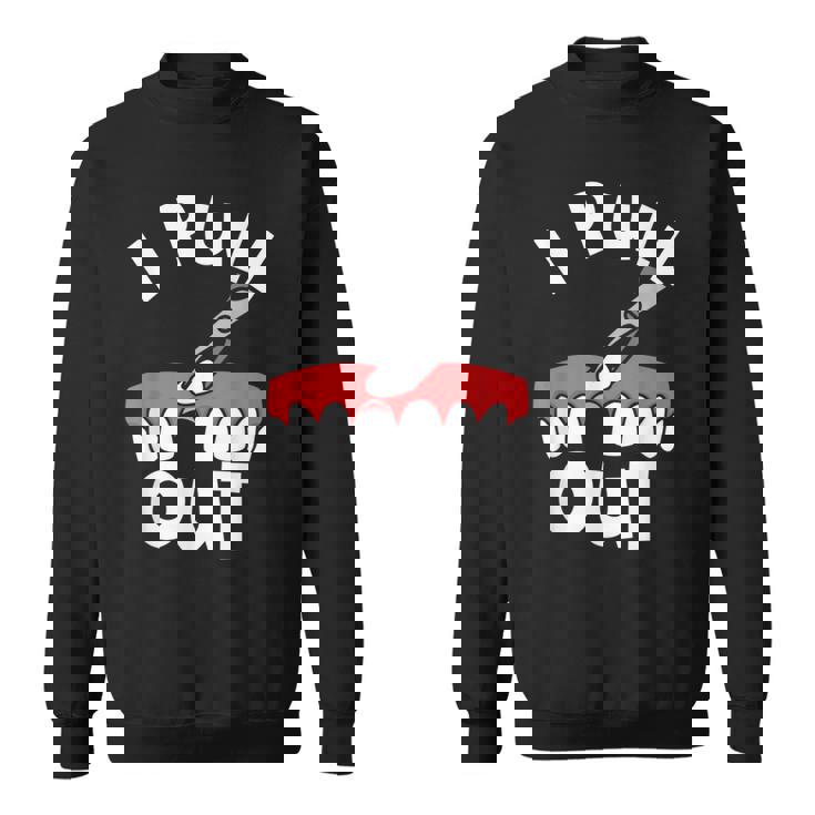 歯科用鉗子を抜く歯医者用器具歯 スウェットシャツ