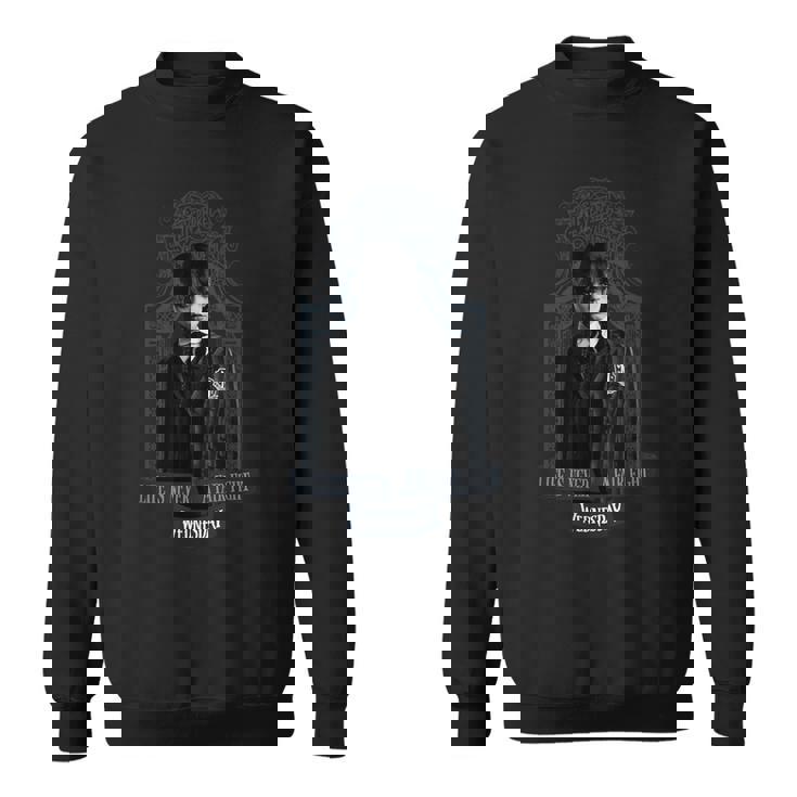 水曜シリーズ 水曜日の人生は決してフェアファイト スウェットシャツ