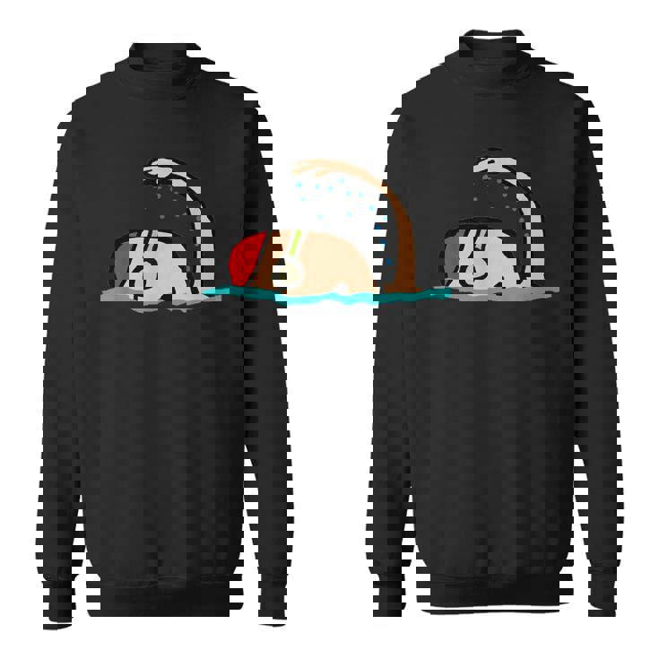 水泳。 スウェットシャツ