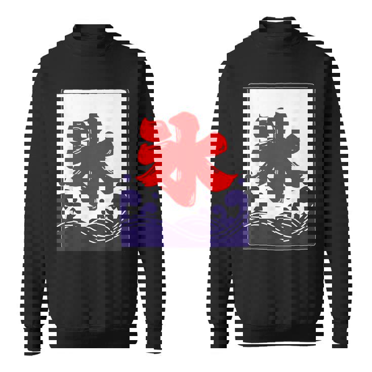 氷 のれん 夏（氷屋 かき氷）お祭り 夜店 漢字 文字 昭和レトロ 和柄 かわいい イラスト スウェットシャツ