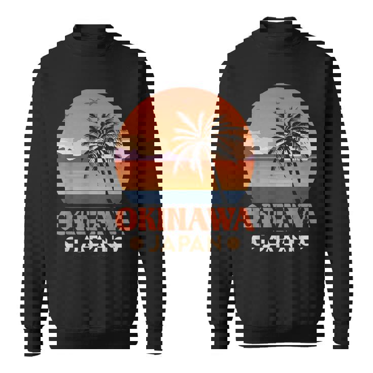 沖縄 Japan ヤシの木 夏休み 日本観光 スウェットシャツ