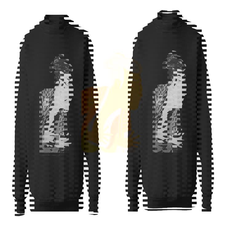 浮世絵 写楽 日本人俳優 大谷鬼治 レトロプリントシャツ スウェットシャツ