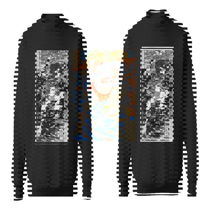 浮世絵 面白tシャツ 日本画 歌川国芳 名作 アート 絵画 メンズ レディース 面白い 服 美術 おもしろ スウェットシャツ