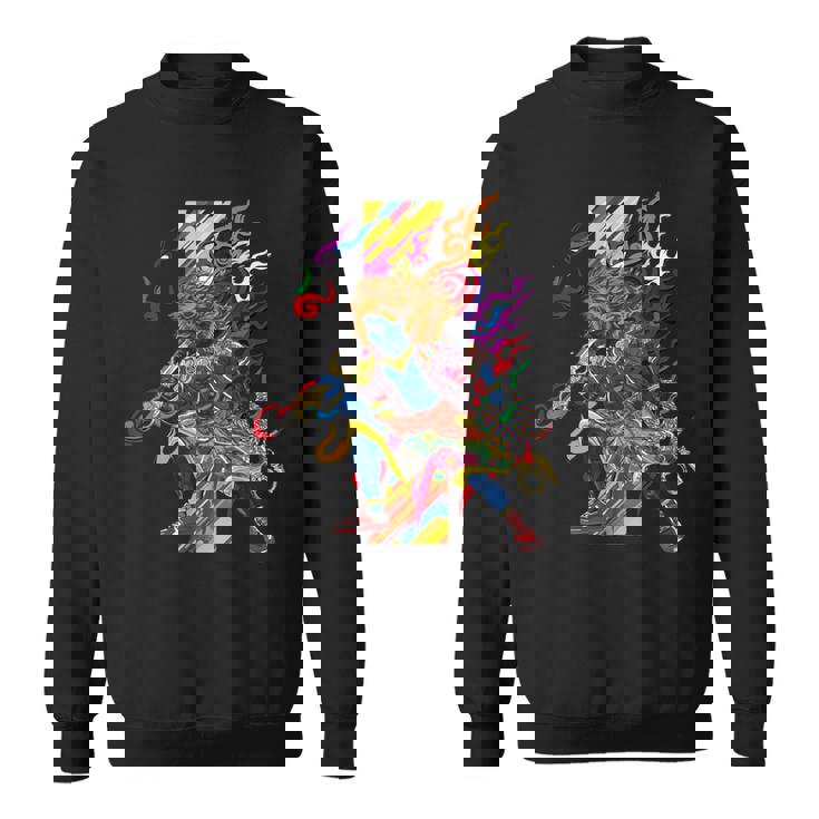 浮世絵シリーズ 踊る不動明王 スウェットシャツ