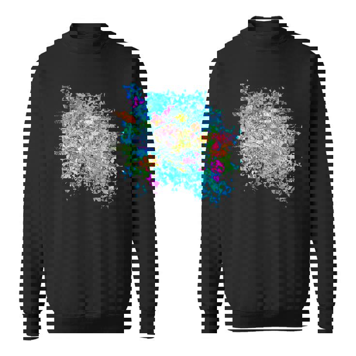 海シリーズ 鮮やかな海亀 スウェットシャツ