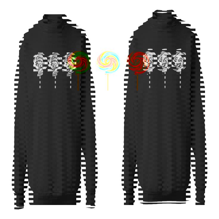 渦巻きロリポップ スウェットシャツ