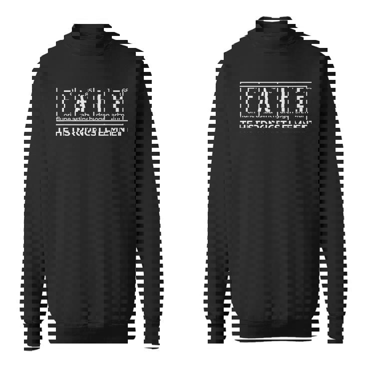 父の日最強元素周期表面白い スウェットシャツ