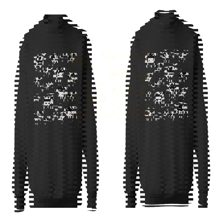 牛農場の動物柄 スウェットシャツ