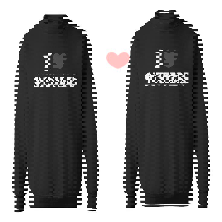 牡蠣大好き、牡蠣が大好き スウェットシャツ