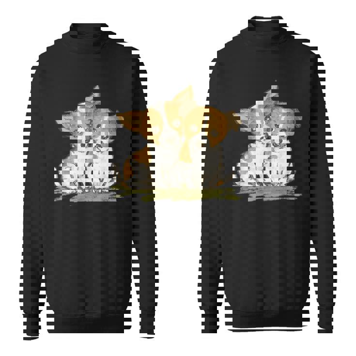 犬 ジャックラッセルテリア いぬ 子犬 ペット かわいい 動物 イラスト スウェットシャツ