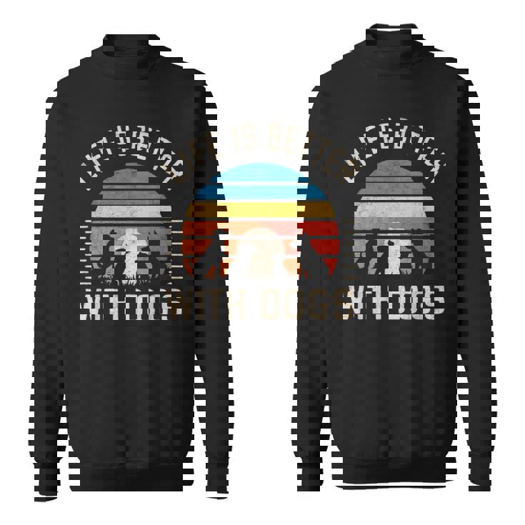 犬と一緒に暮らすのは スウェットシャツ