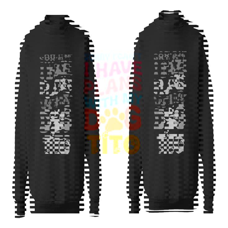 犬名 Tito パーソナライズギフト ビジーウィズ マイドッグ Tito スウェットシャツ