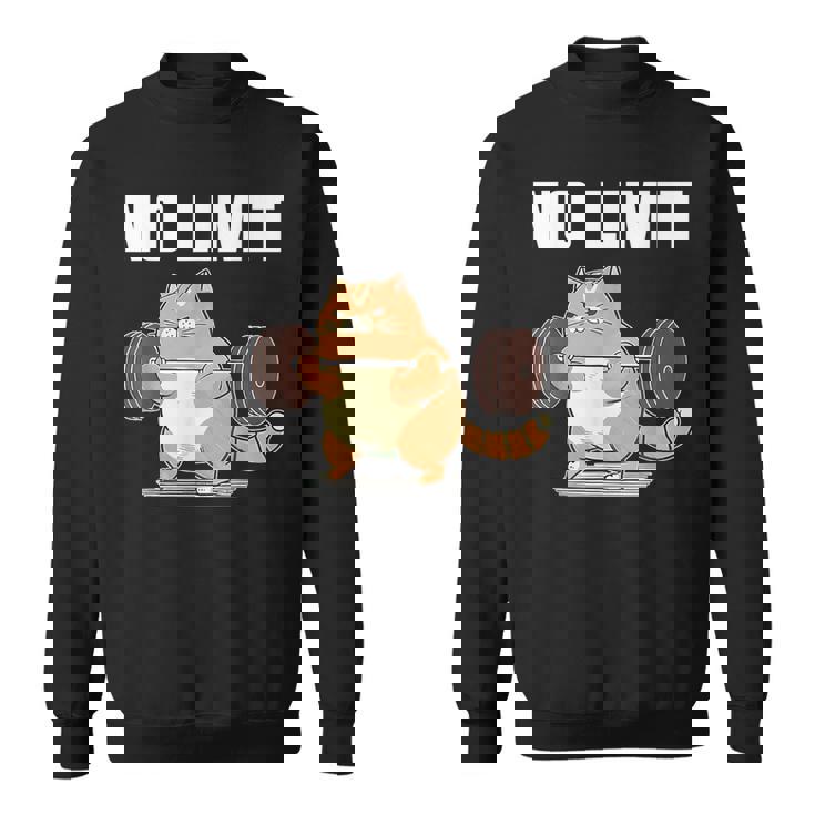 猫 ネコ 面白いtシャツ 筋トレ おもしろ 文字入り 面白い 服 おもしろグッズ 文字tシャツ ネタ ニャンコ メンズ スウェットシャツ