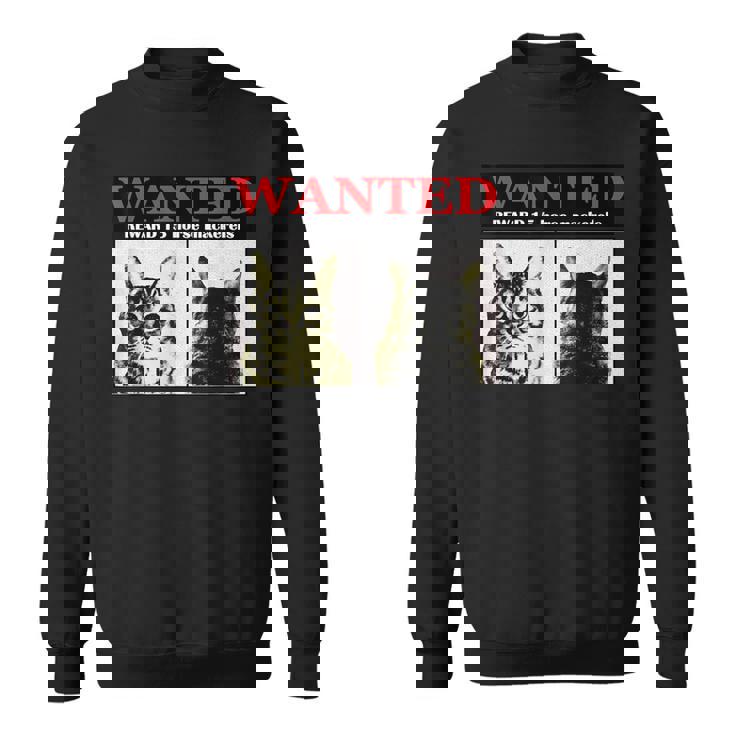 猫 ロック Rock Wanted キジトラ レトロ おしゃれ 個性的 可愛い 面白い スウェットシャツ