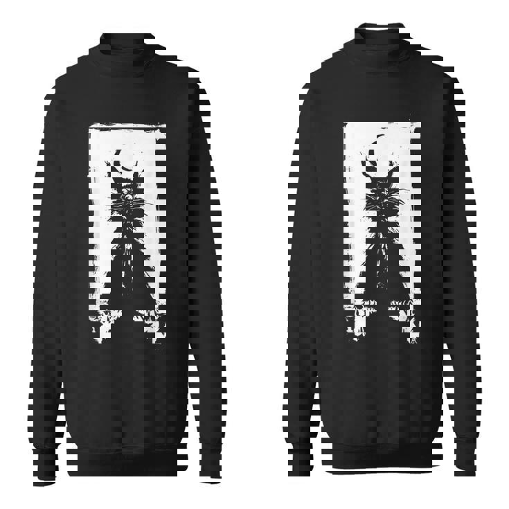 猫の夜の儀式 猫のウルタル・キム・ホルム アート Cat Night Ulthar Ritual Kim Holm スウェットシャツ