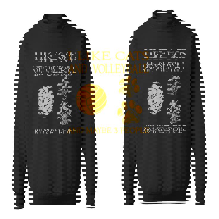 猫やバレーボールが好きで、3人もいるかもしれません。 スウェットシャツ