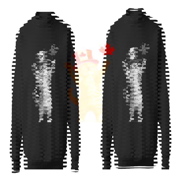 猫カナダ スウェットシャツ