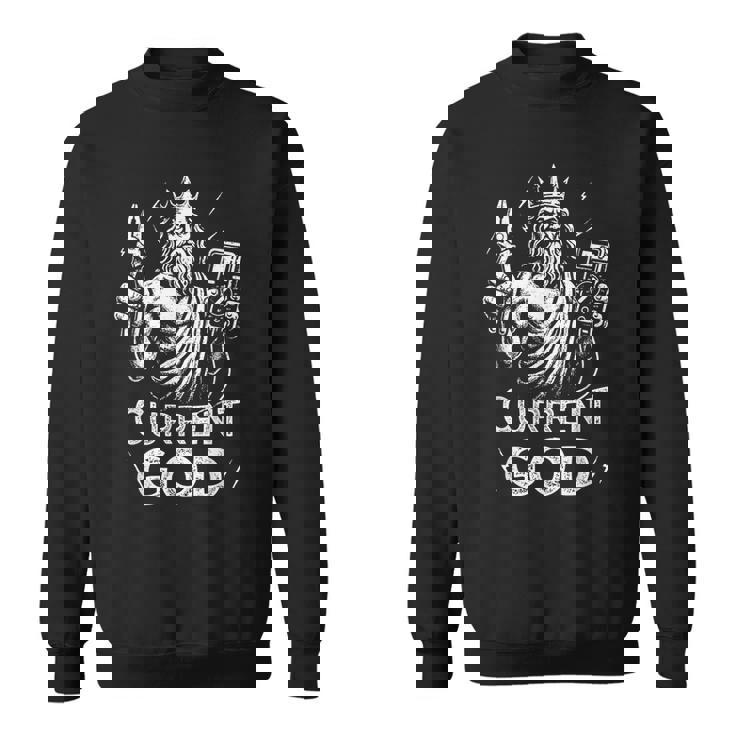 現神ゼウス ギリシャ神話 おもしろ電工 スウェットシャツ