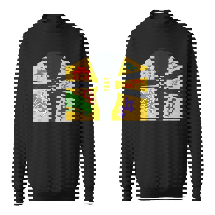 琉球備形沖縄沖縄内南朱型 三線 スウェットシャツ