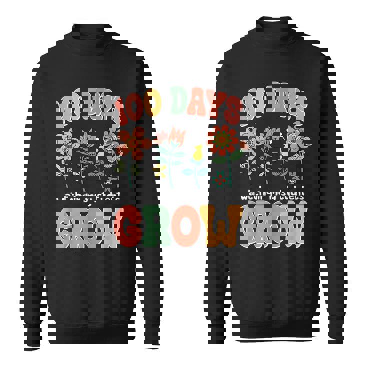 生徒たちの成長を見守る100日 学校教師の100日 スウェットシャツ