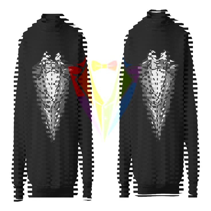 男の子、子供、男性用の幼児用タキシードコスチューム。かわいいレインボータキシード。 スウェットシャツ