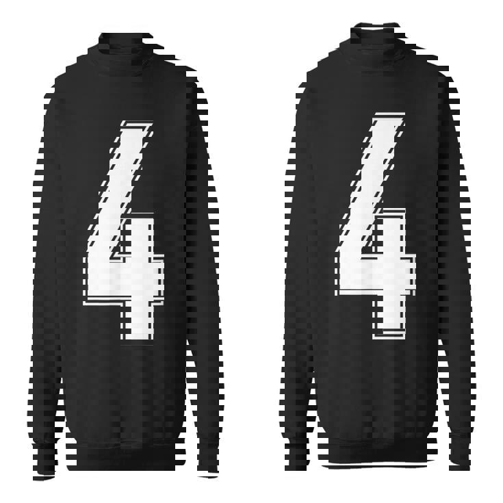 番号4 Fourports アスレチック チーム ジャージー バーシティ ユニフォーム スウェットシャツ