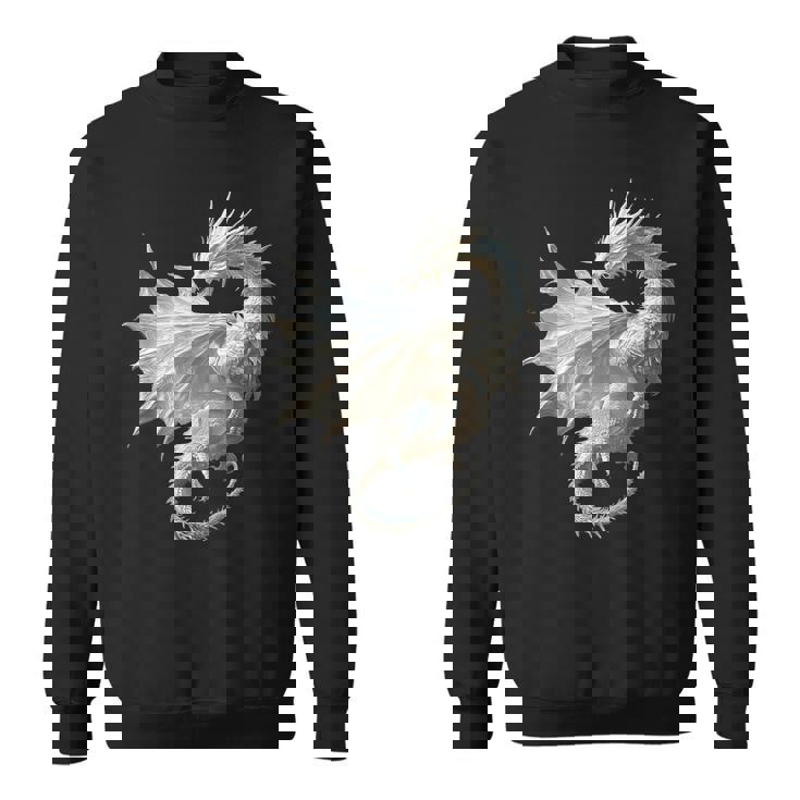 白龍 グラフィック 神話イラスト 白龍 スウェットシャツ