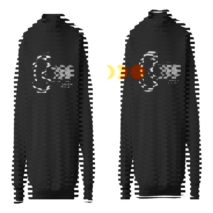 皆既日食 2024年4月8日 ファニーフェーズ トータリティ スウェットシャツ