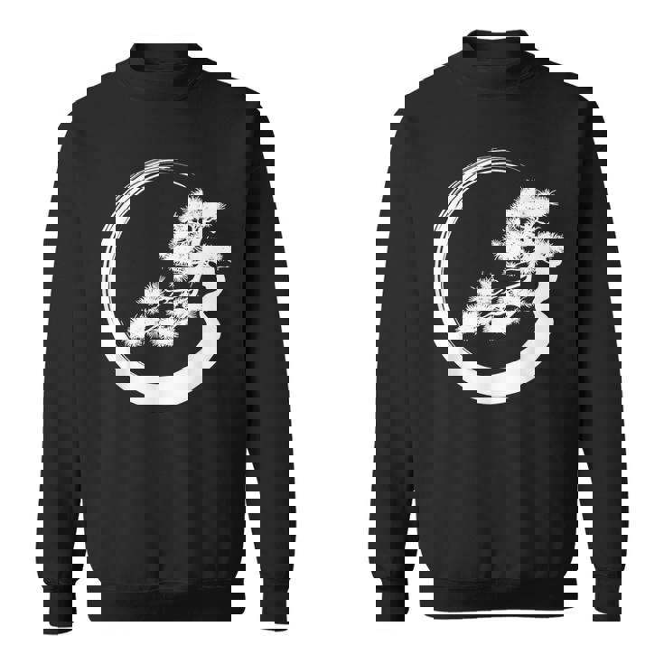 盆栽 木 和 デザイン 盆栽 ミニマリスト 木 恋人 スウェットシャツ