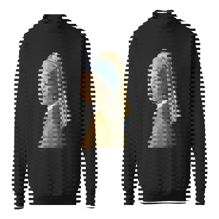 真珠の耳飾りの少女／フェルメール（切り抜き）【世界の名画】Johannesermeer 青いターバン 美術館アート スウェットシャツ