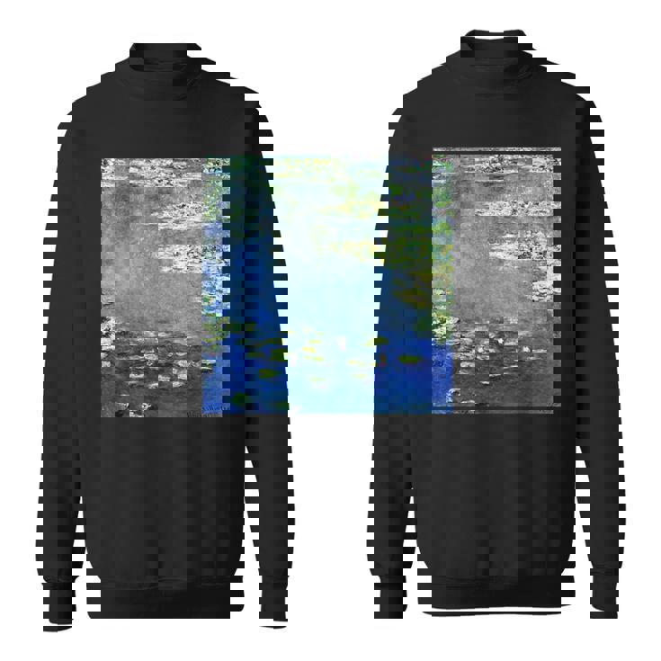 睡蓮の絵 スウェットシャツ