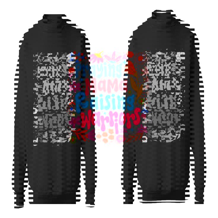 祈る母 育てる戦士 母の日 クリスチャンママ スウェットシャツ