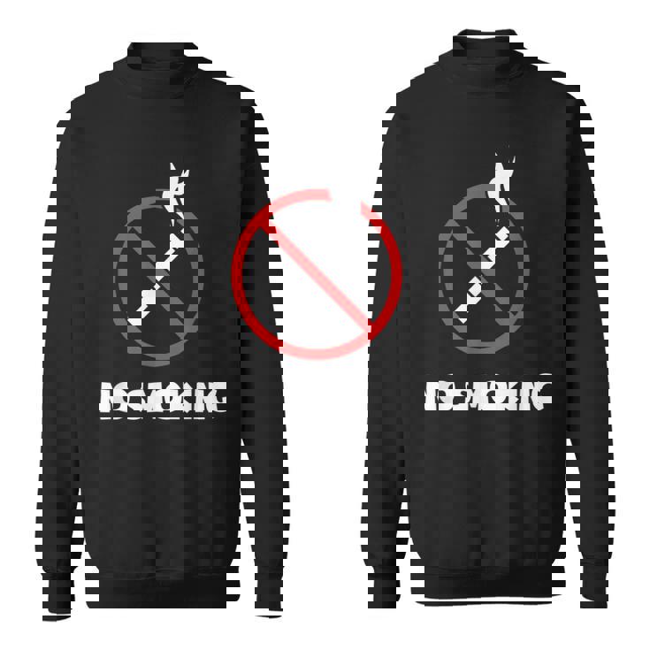 禁煙タバコ禁煙 スウェットシャツ