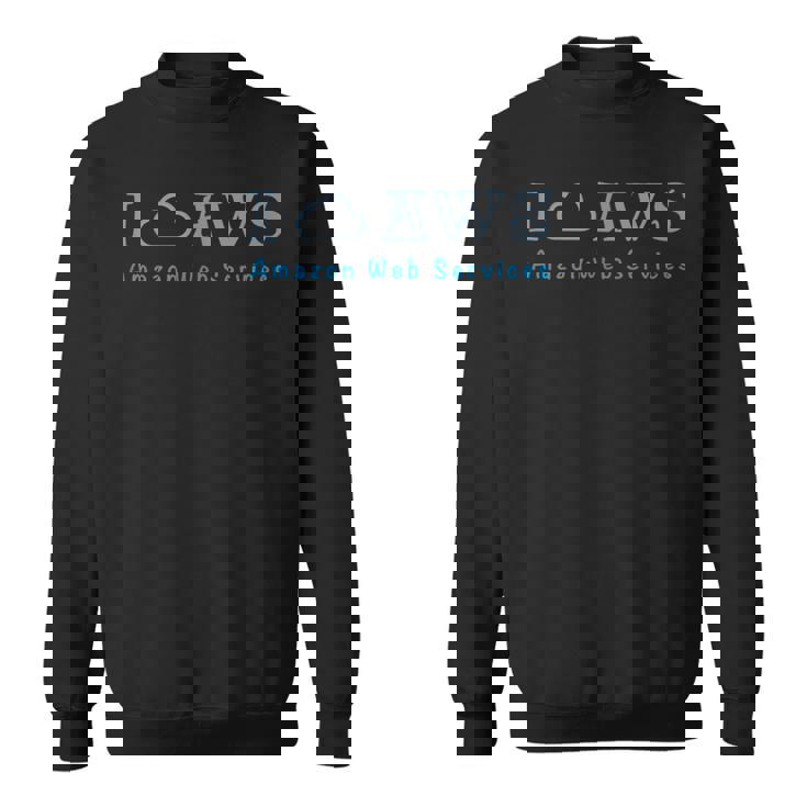 私はawsが大好きです スウェットシャツ