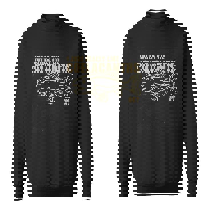 私はシーラカンスが本当に好きですok スウェットシャツ