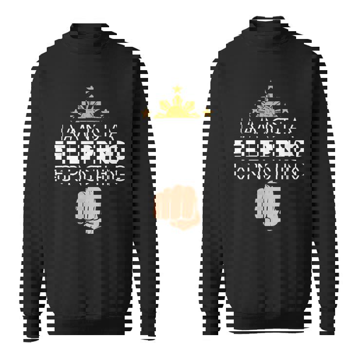 私はフィリピン人ではありません ドゥテルテ Dds ピノイ プライド クール スウェットシャツ