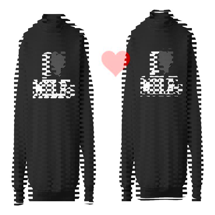 私は熟女が大好きです熟女が大好きです スウェットシャツ